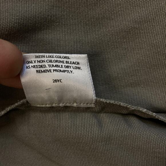 Eileen Fisher Pants Womens Small Gray Taupe Stretch Twill Straight Leg 32x30 - Picture 14 of 15